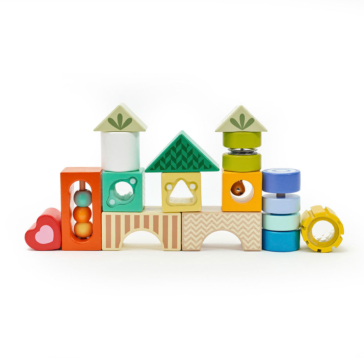 Blocs sensoriels en bois Classic World World