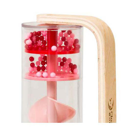 Instrument de musique classique du monde Rainmaker rouge - jouet sensoriel.