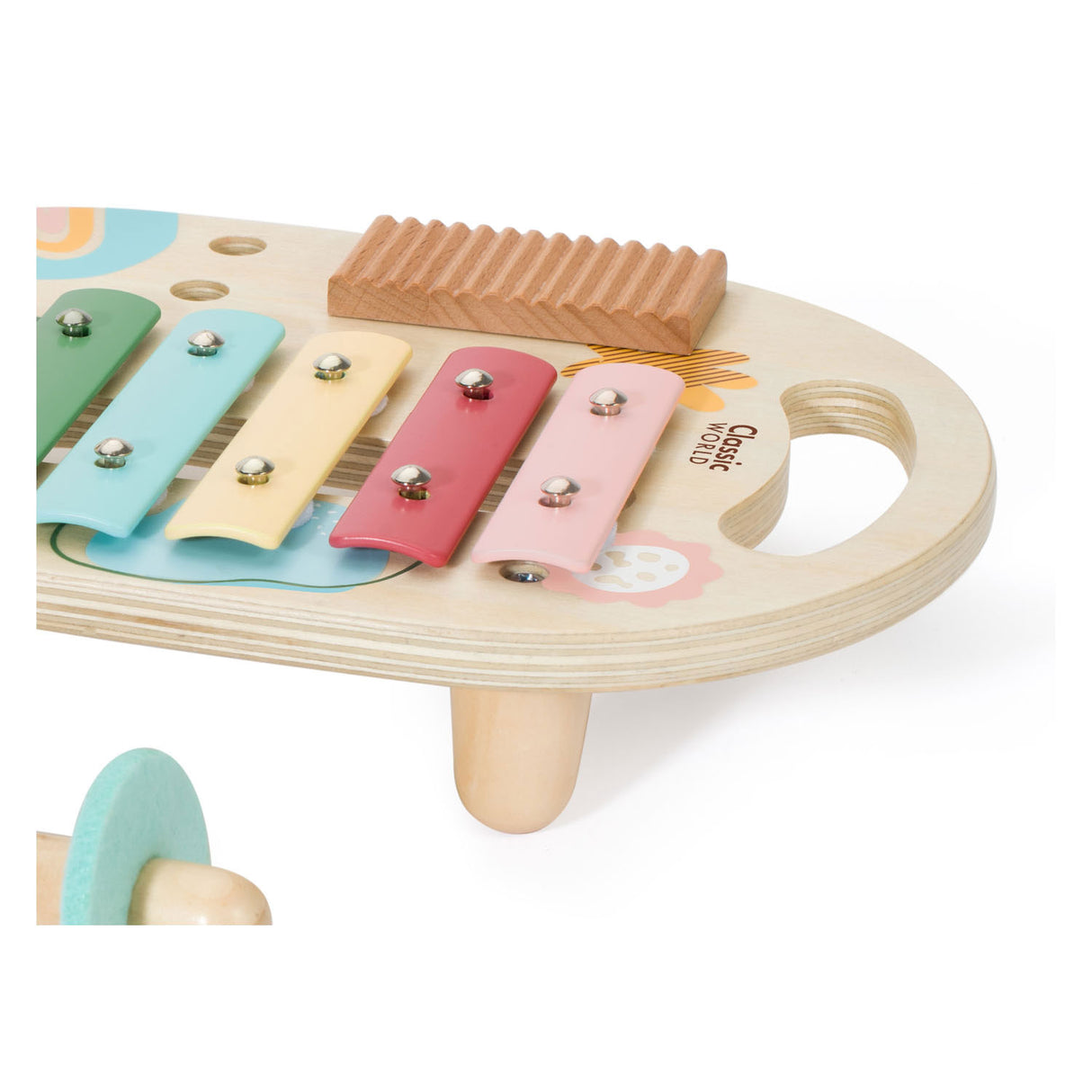 Ensemble d'instruments de musique en bois du monde classique, iris