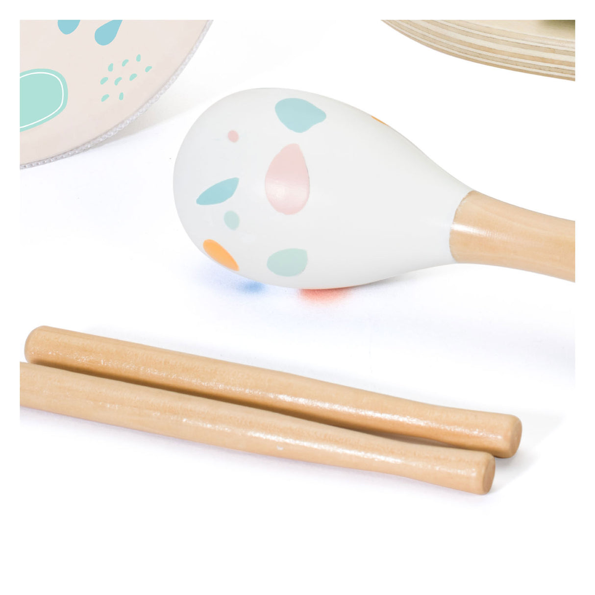 Ensemble d'instruments de musique en bois du monde classique, iris