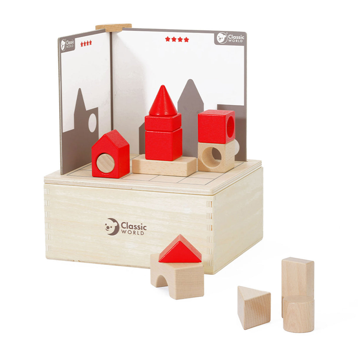 Puzzle cérébral 3D du monde classique avec devoirs
