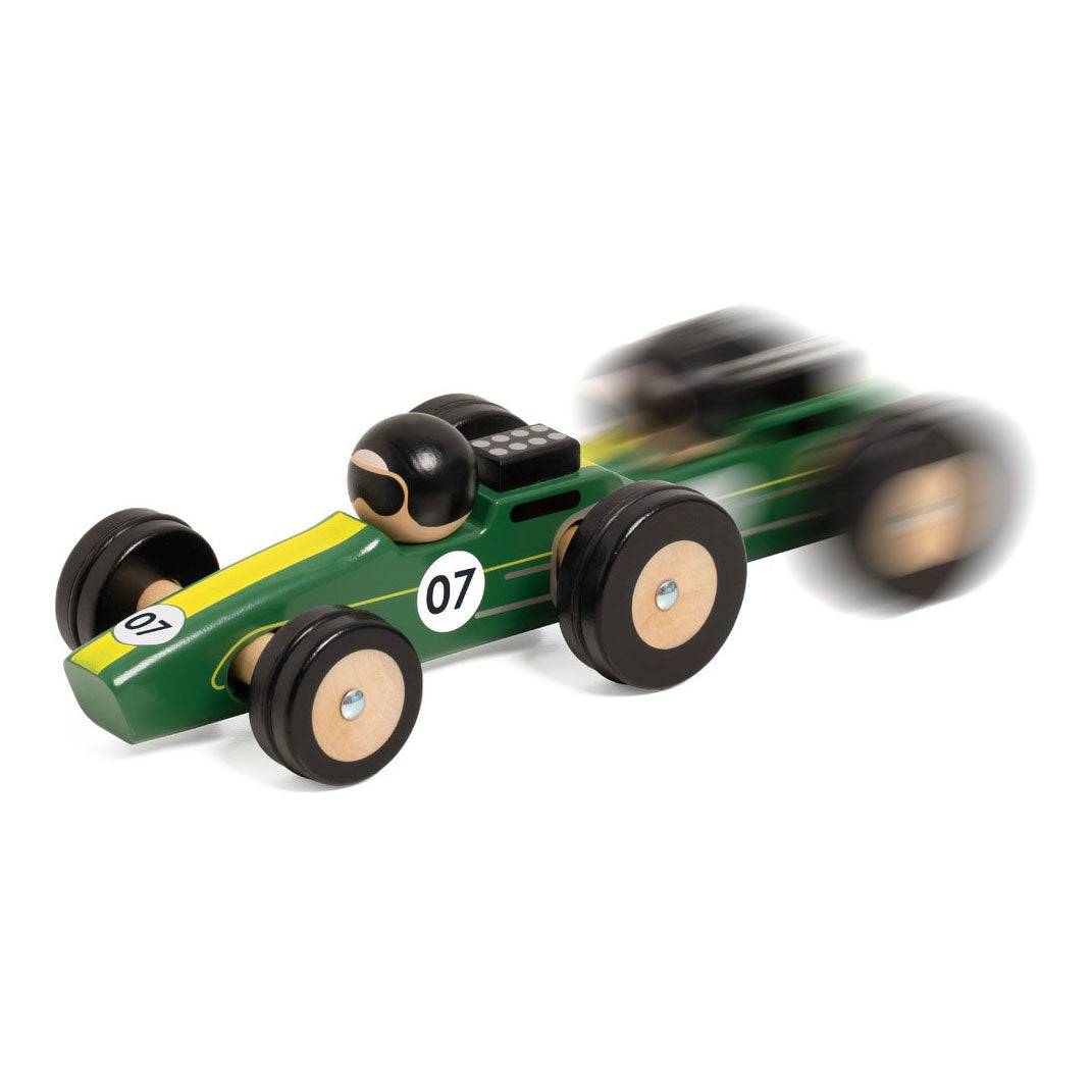 Voiture jouet en bois du monde classique Silverstone