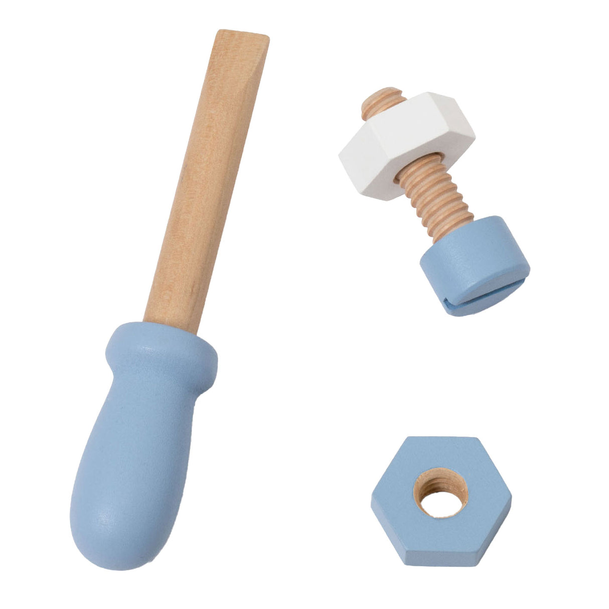 Ceinture à outils en bois Classic World, 10 pcs.