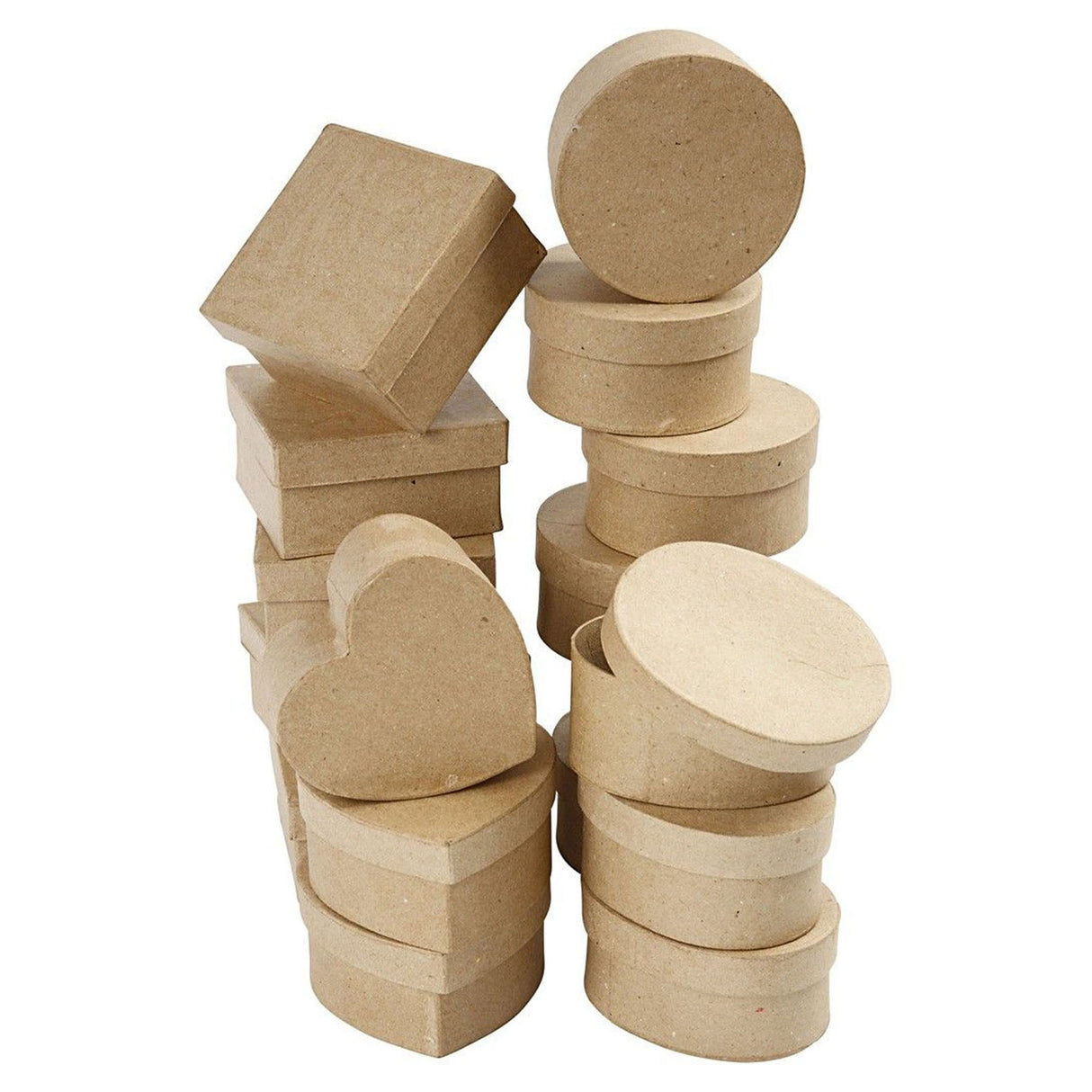Société créative http: www.ccobby.nl medium-boxes-h-5-cm-d-10-12-cm-28-piece-1-box