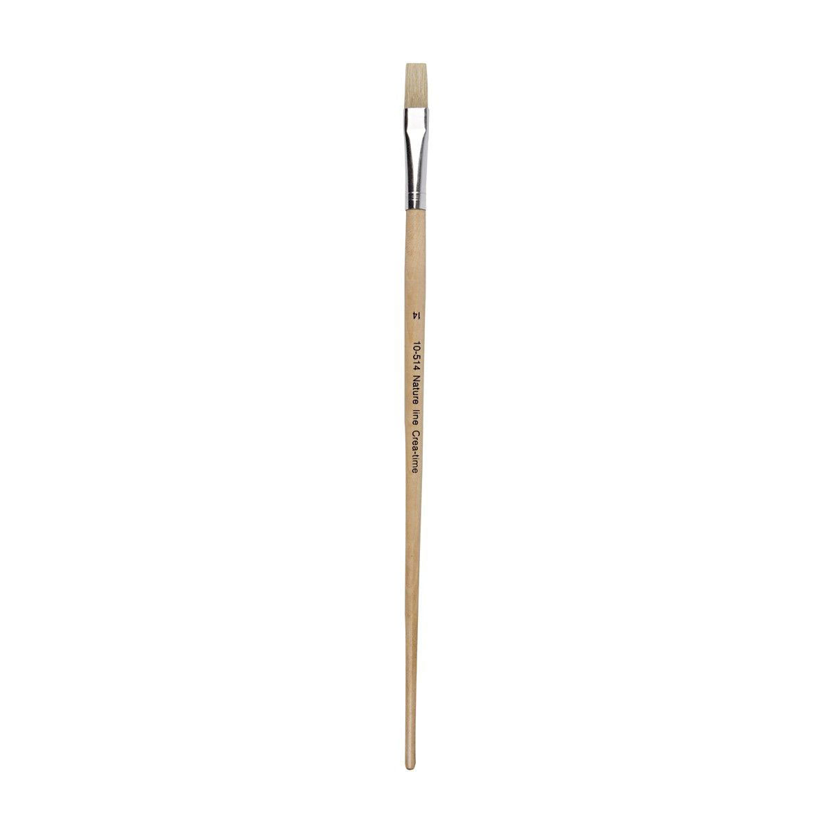 Brosses en bois de la société Creativ no. 14, manche long, 12 pièces.