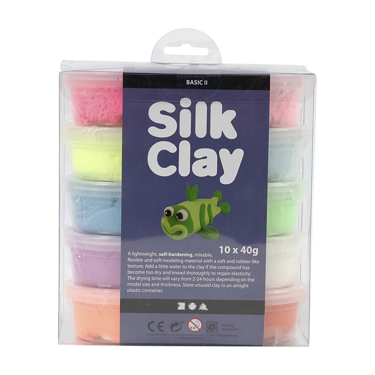 Argile de soie https: www.cchobby.nl soie-argile-basic-2-diverse-colours-10x40-gr-1-doos