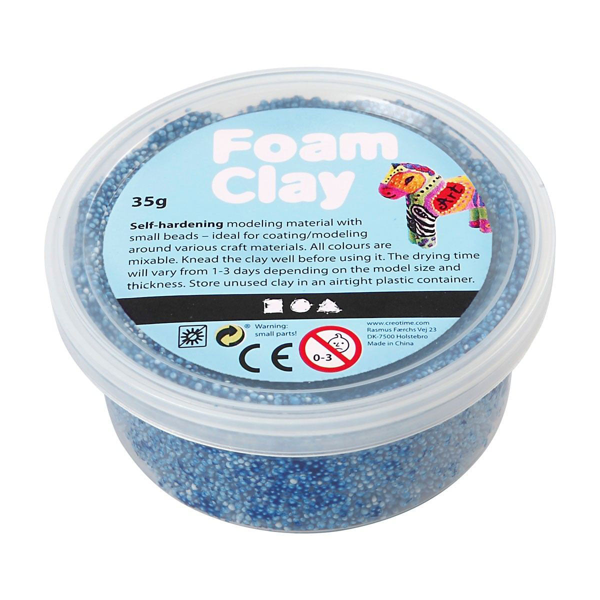 Argile mousse - bleue, 35gr.