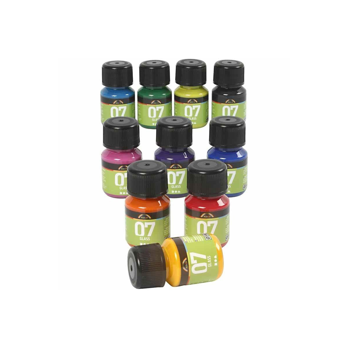 Couleur A https: www.cchobby.nl -glass-diverse-colours-10x30-ml-1-doos