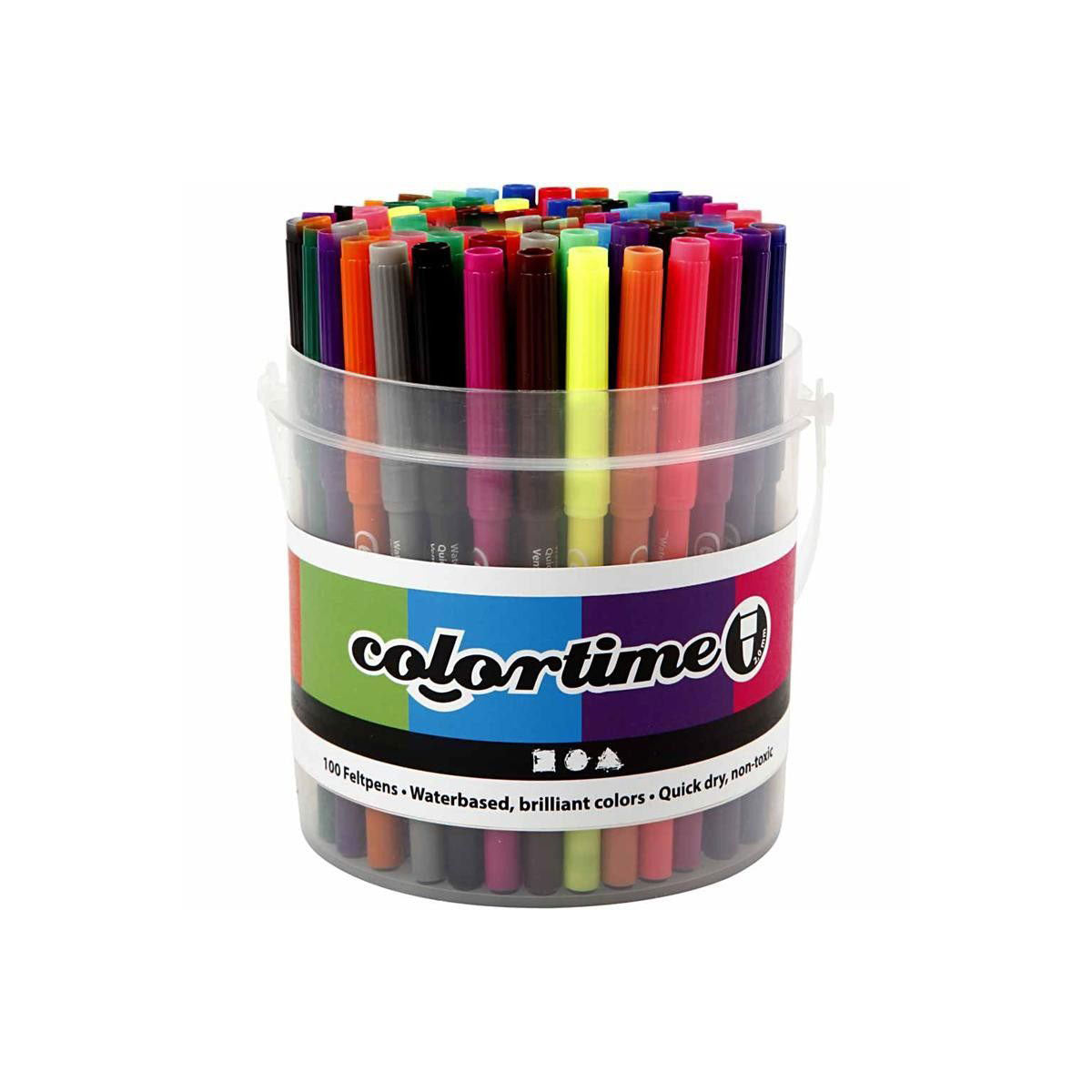 Société créative https : www.ccobby.nl colortime-stickers-line-thickness-2-mm-diverse-colors-100-piece-1-bucket