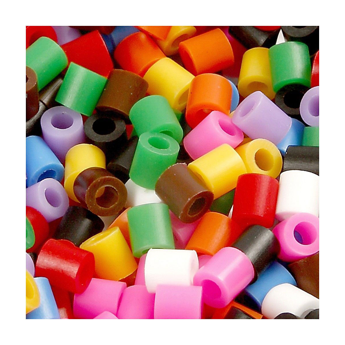 Creativ company https: www.ccobby.nl perles thermocollantes-5x5-mm-taille de trou-2-5-mm-medium-standard-colours-5000-piece-1-bucket