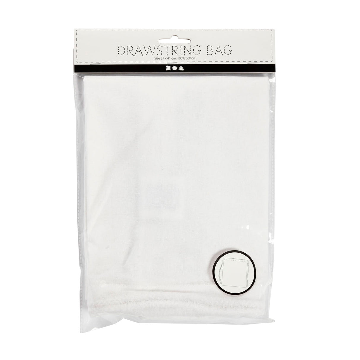 Société Creativ https: www.ccobby.nl sac-avec-pull-closure-size-37x41-cm-130-gr-white-1-piece