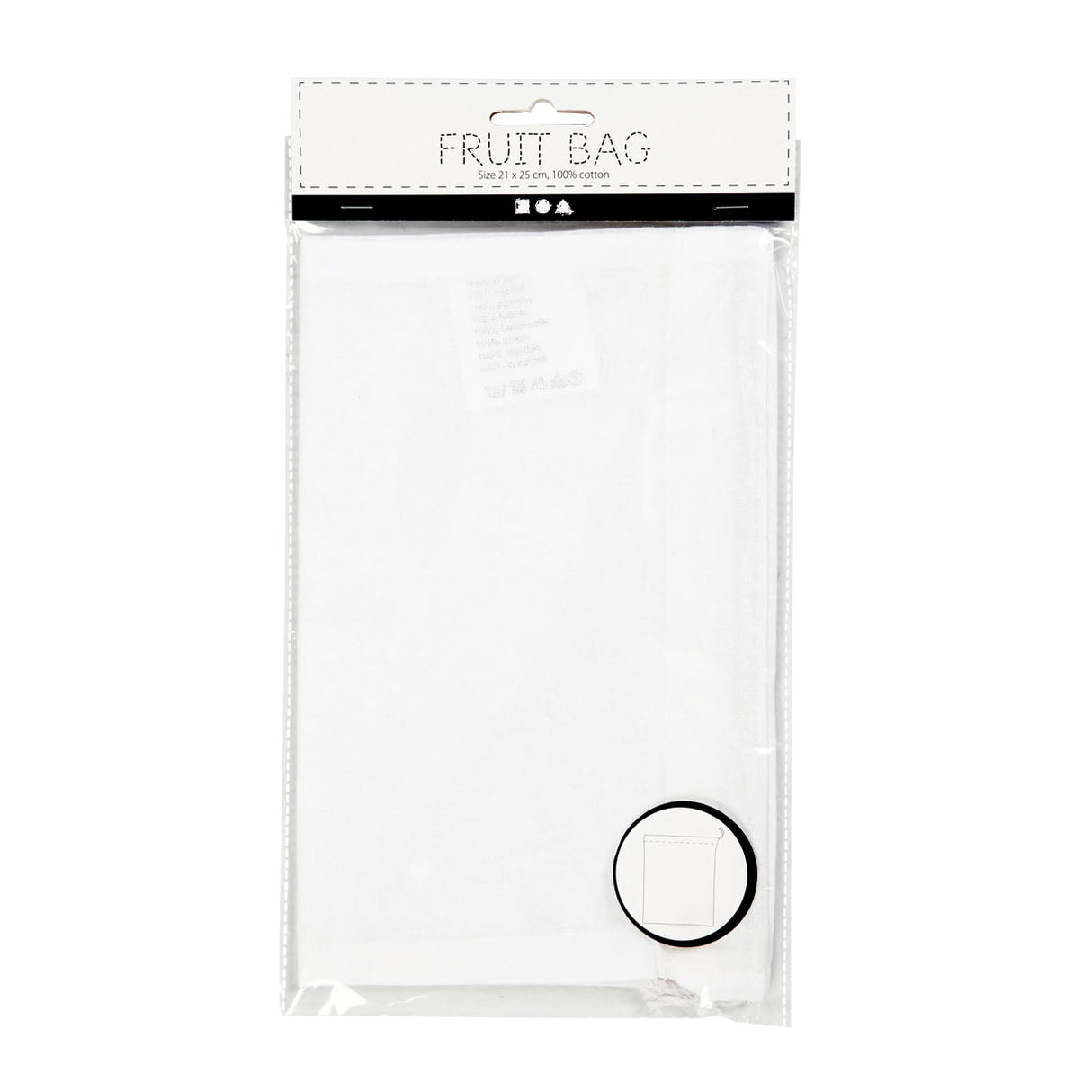 Entreprise créative https: www.ccobby.nl tissu-sac-taille-21x25-cm-130-gr-blanc-1-pièce