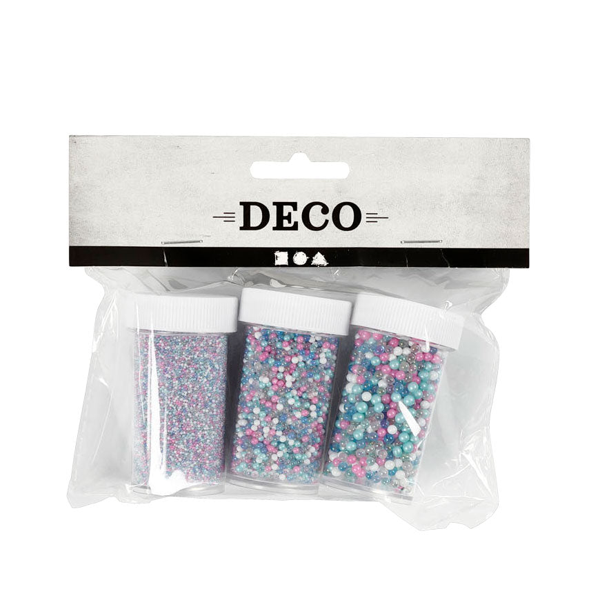 Creativ company mini pierres en verre, 3x45 grammes