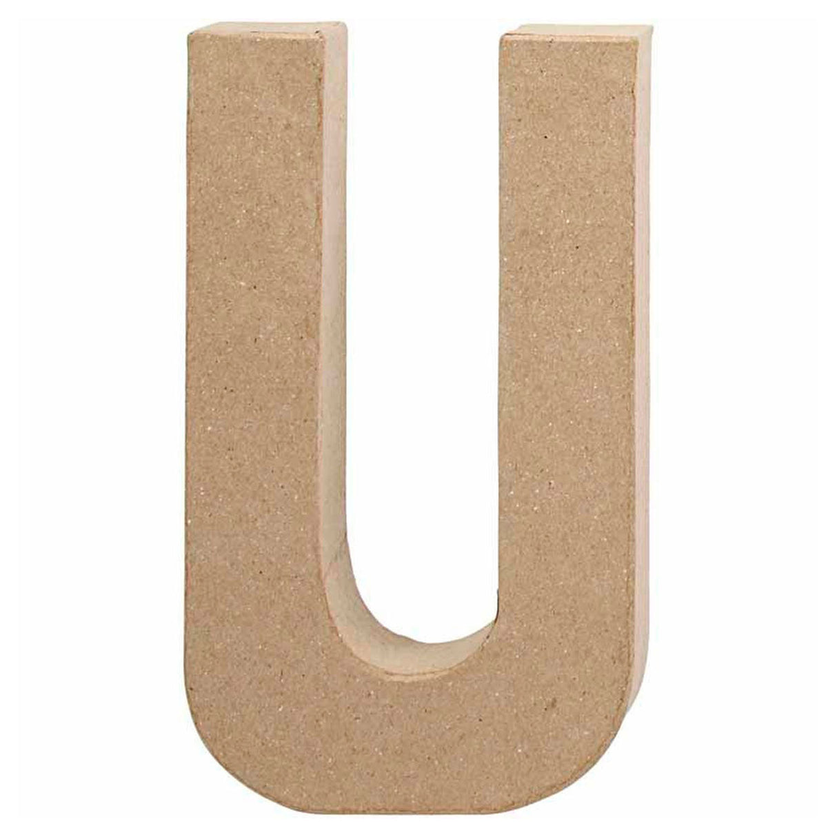 Lettre d'entreprise Creativ en papier mâché - u, 20,5 cm