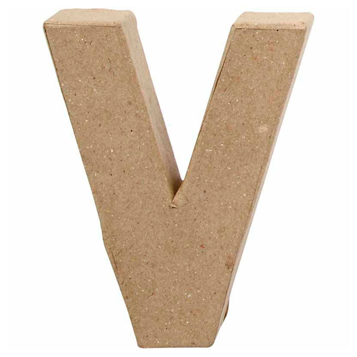 Lettre d'entreprise Creativ papier mâché - v, 10cm
