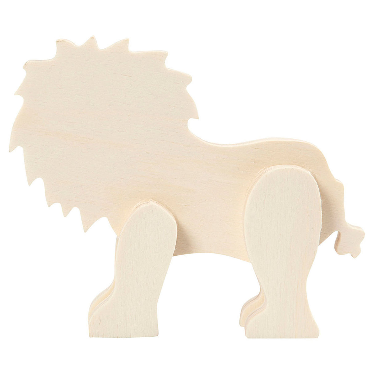 Animal de figure en bois - Lion