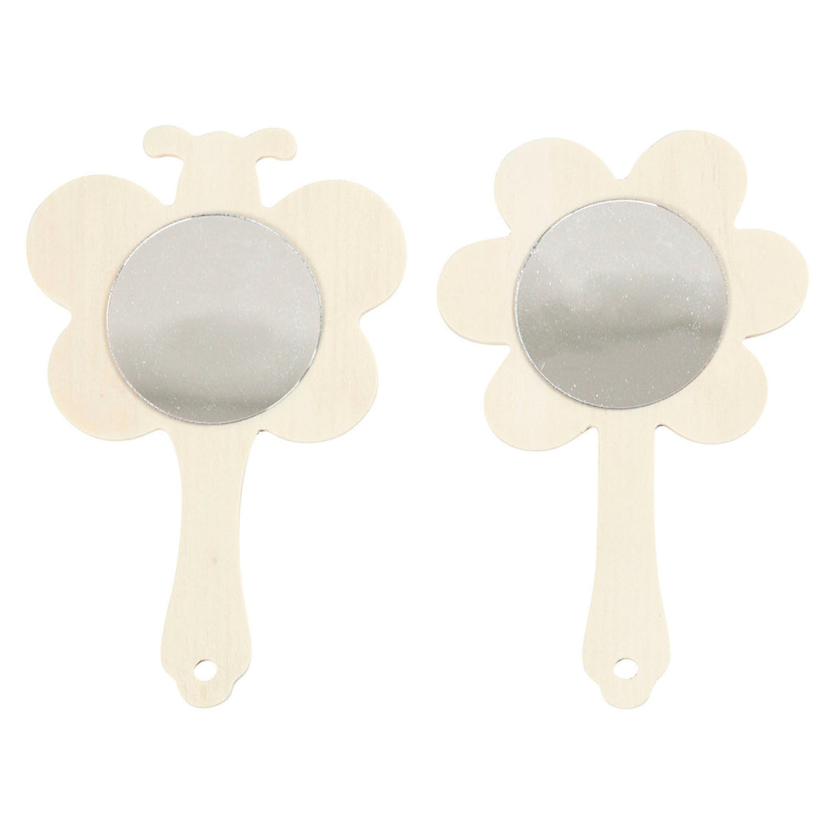 Société créative https : www.ccobby.nl miroir à main-h-13-9-cm-w-9-cm-2-piece-1-box