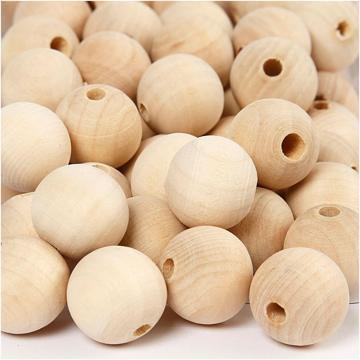 Société créative https : www.ccobby.nl wooden-bead-d-20-mm-hole-size-4-mm-200-piece-1-box