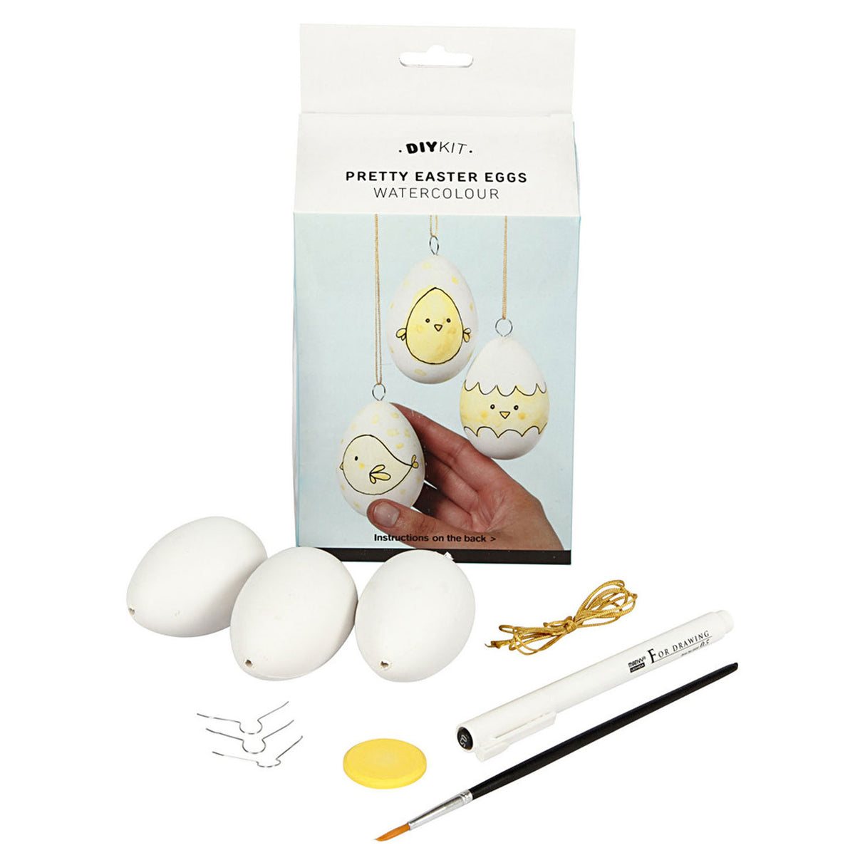 Creativ company ensemble d'aquarelles oeufs de Pâques