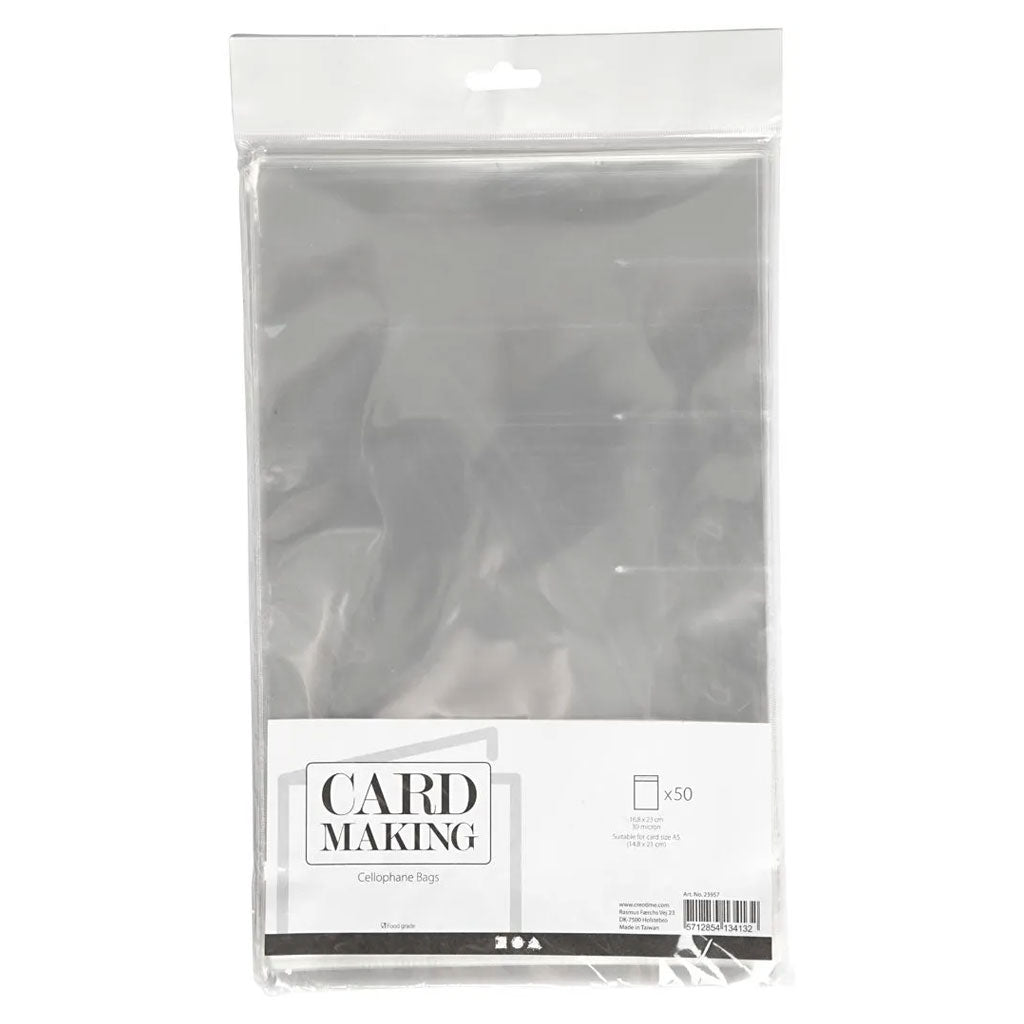 Sacs en cellophane Creativ company, 23 x 17 cm, 50 pcs.