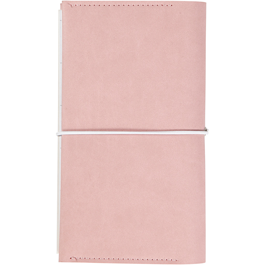 Société créative https : www.ccobby.nl planificateur-bulletjournal-size-10x18x1-5-cm-elastic Closure-pink-1-piece