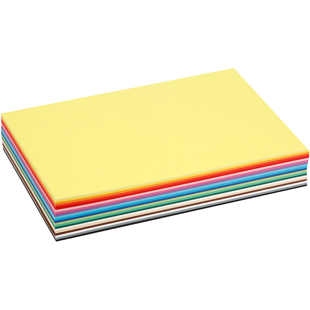 Creativ company carton coloré couleur A4, 180gr, 300 feuilles
