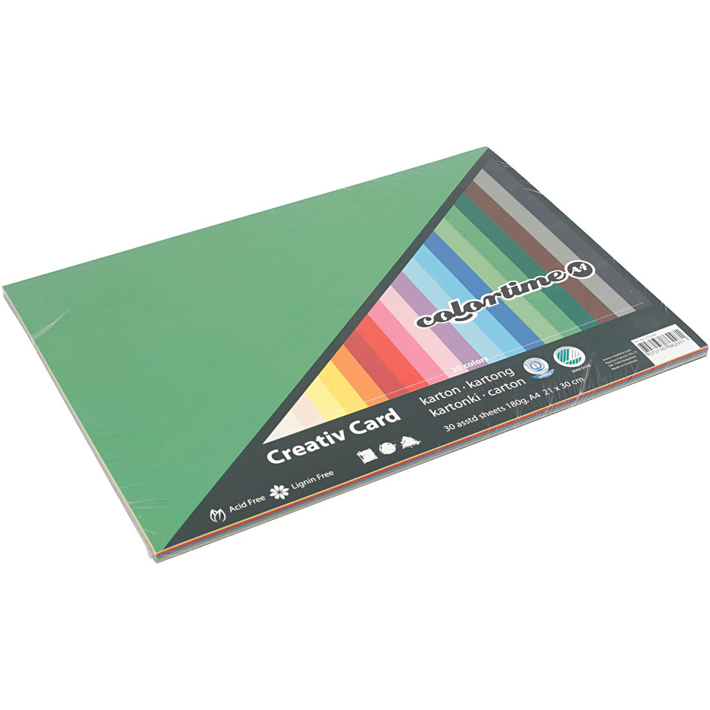 Entreprise créative https: www.ccobby.nl coloured-cardboard-a4-sheet-210x297-mm-180-gr-diverse-colours-30-div-vellen-1-doos