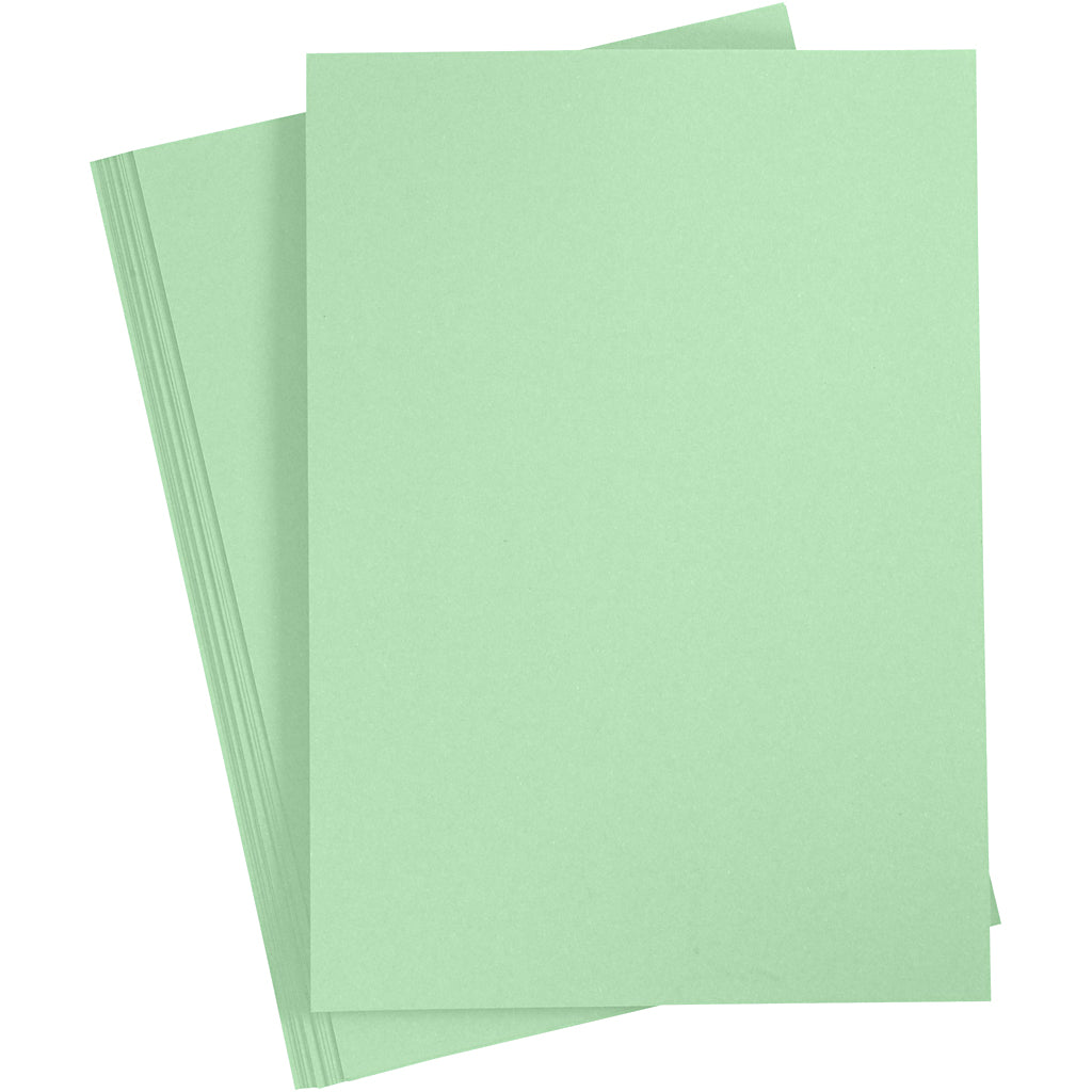 Papier Creativ company, a4, feuille 210x297 mm, 80 gr, vert clair, 20 pièces 1 boîte