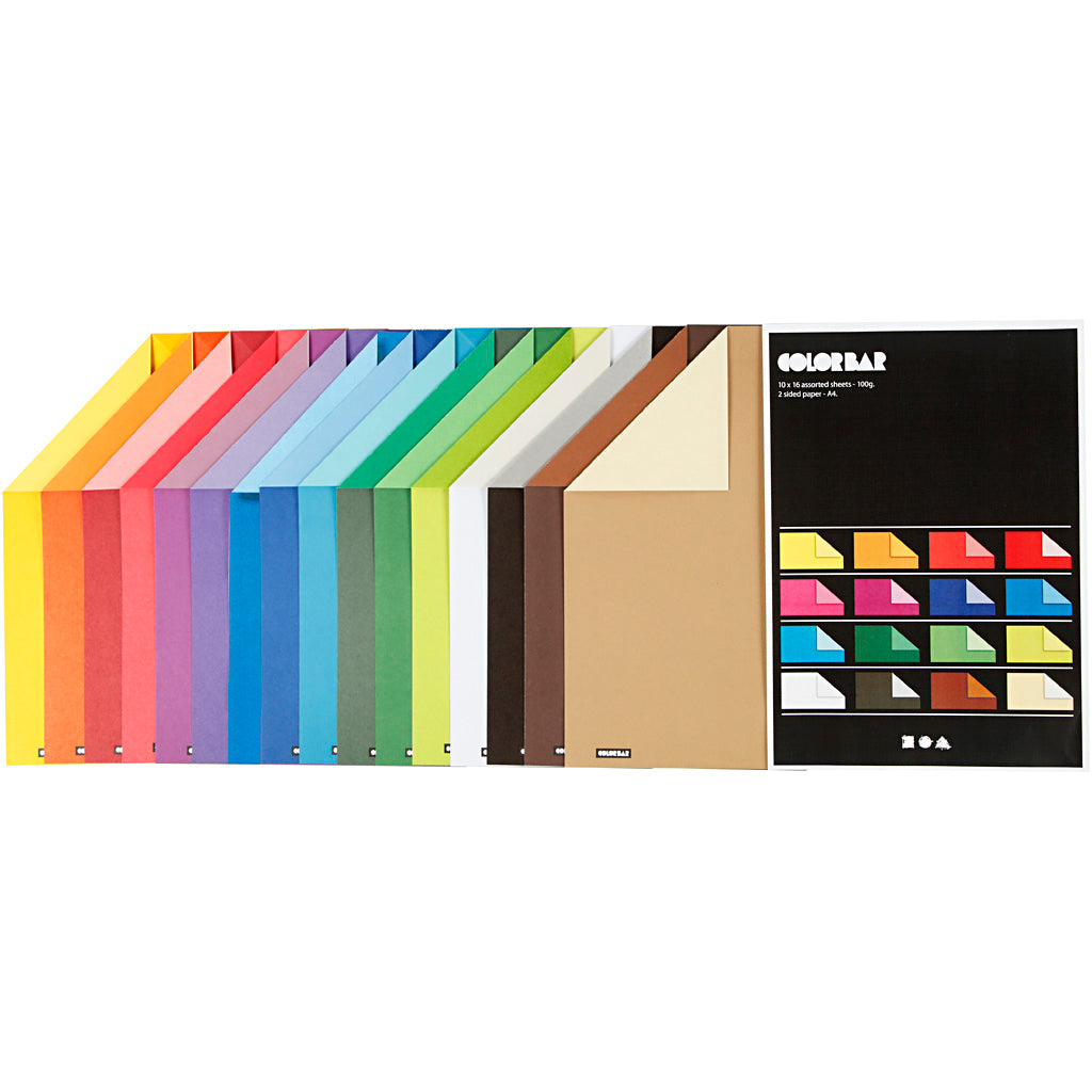 Société créative https: www.ccobby.nl color-bar-paper-a4-vel-210x297-mm-100-gr-diverse-colours-16x10-vel-1-doos