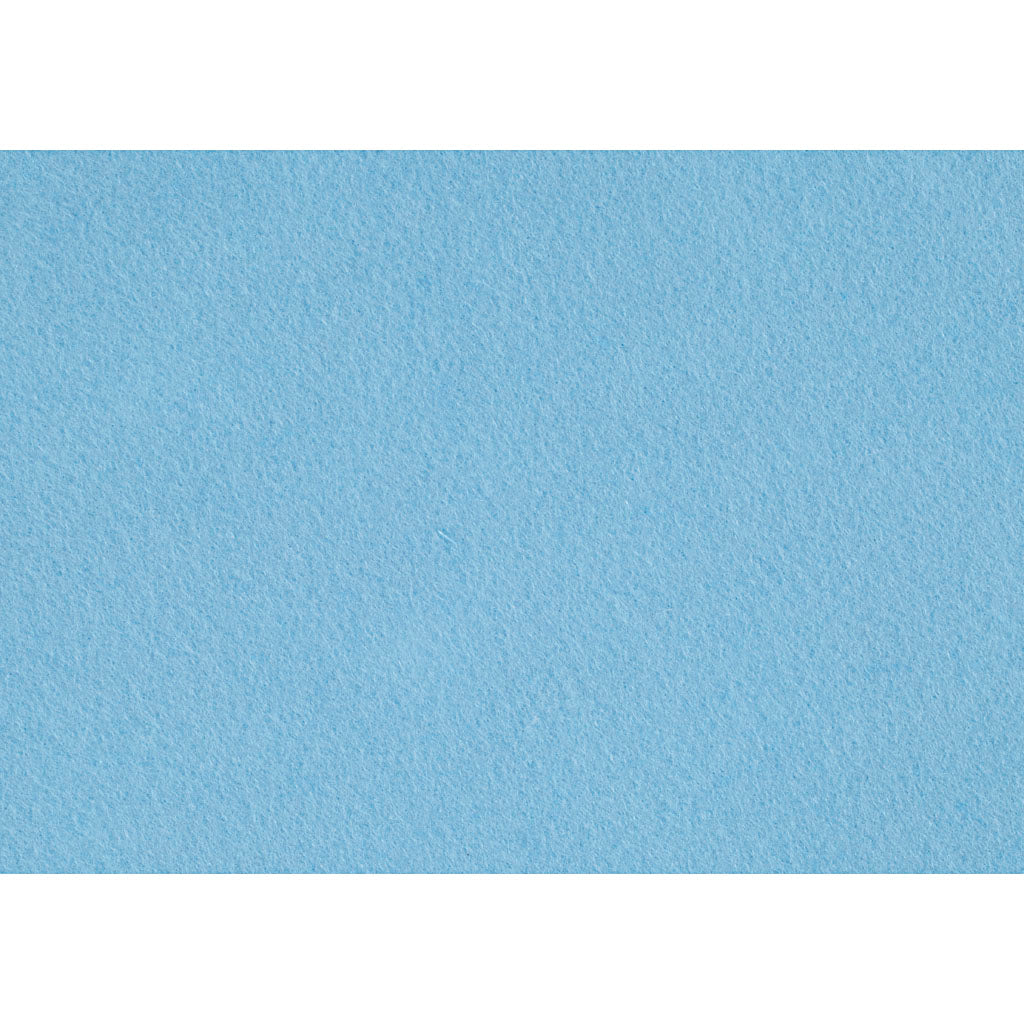 Creativ company hobby feutre bleu clair A4, 10 feuilles