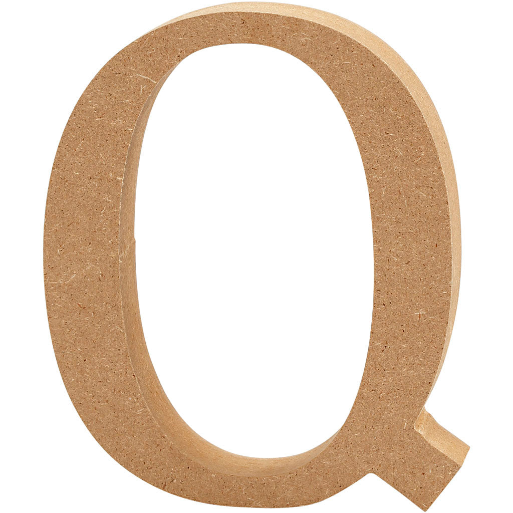 Creativ Company Letter Q MDF 13cm, 1er.