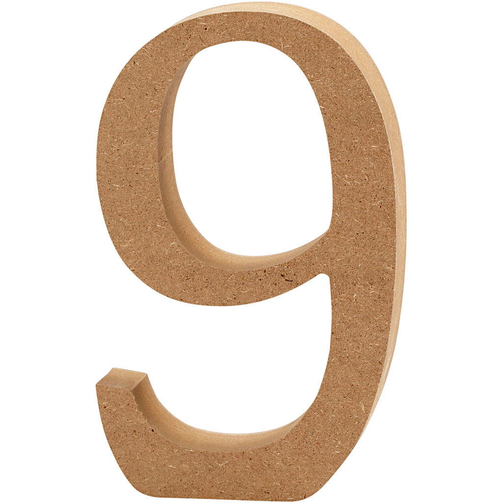 Creativ company figure 9 mdf 8cm, 1pièce.