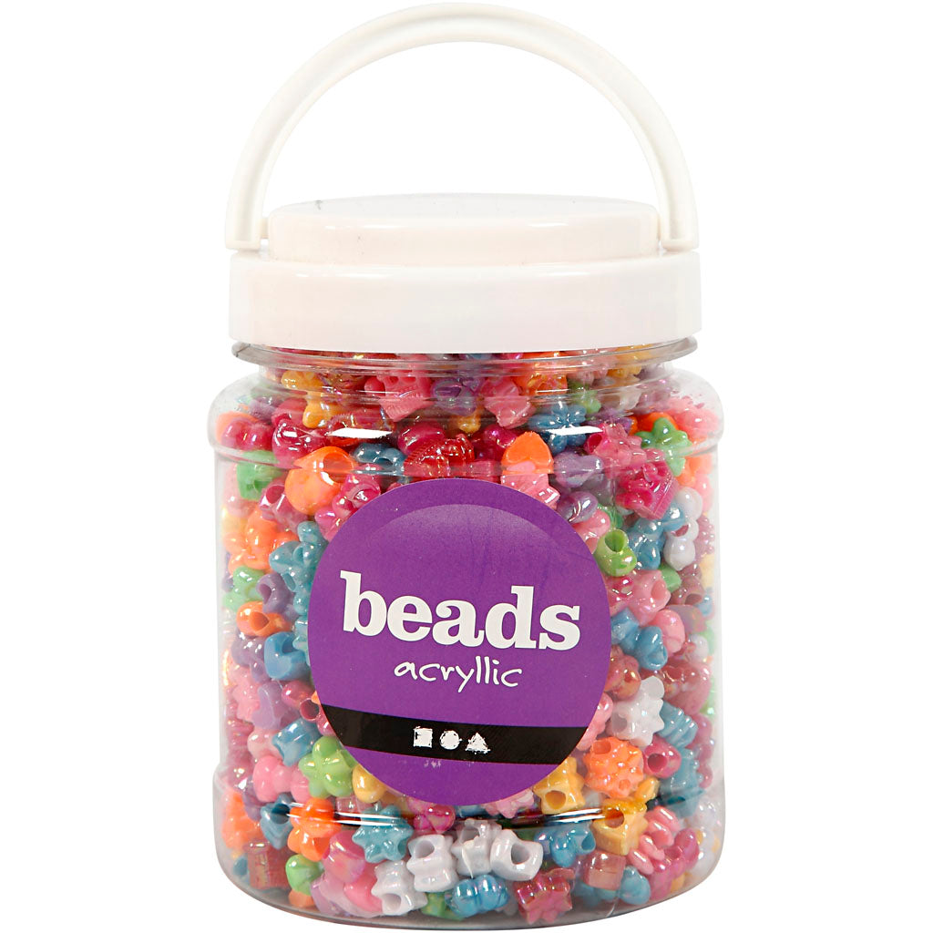 Société créative https: www.ccobby.nl figure-beads-d-10-mm-hole-size-3-mm-approx-1100-piece-various-colors-380-gr-700-ml-1-box