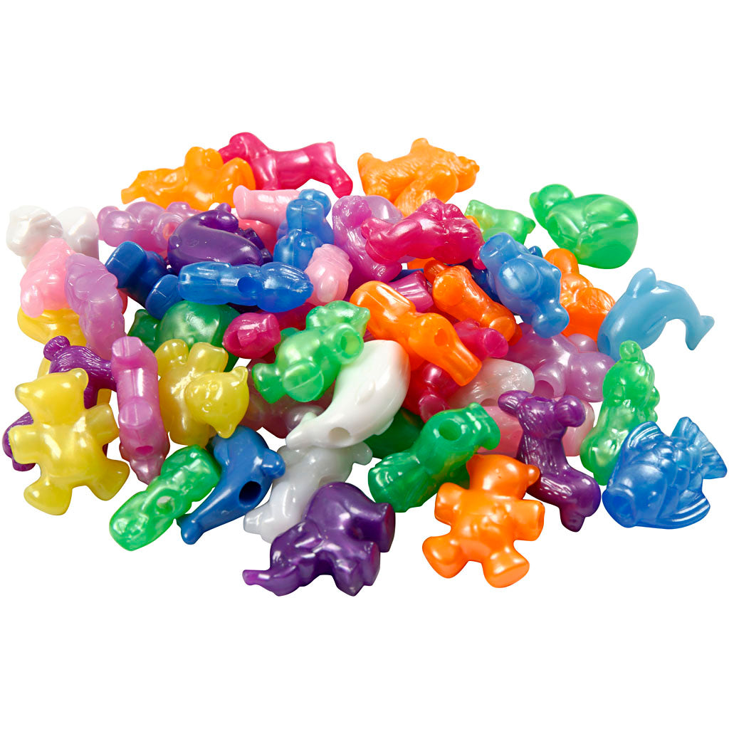 Société créative https : www.ccobby.nl figure-beads-size-25-mm-hole-size-4-mm-125-ml-1-box
