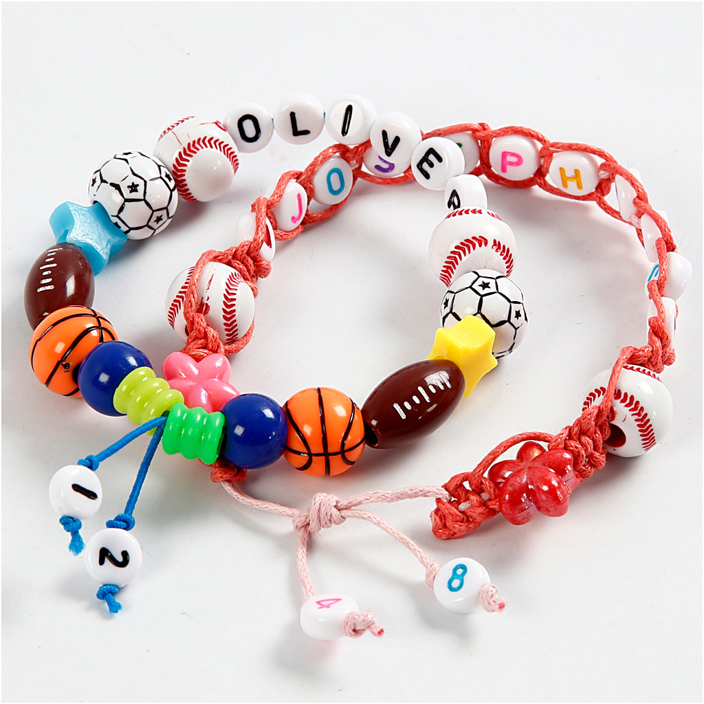 Société créative https : www.ccobby.nl letterbeads-size-7-mm-holesize-1-2-mm-approx-200-piece-white-25-gr-1-box-699070