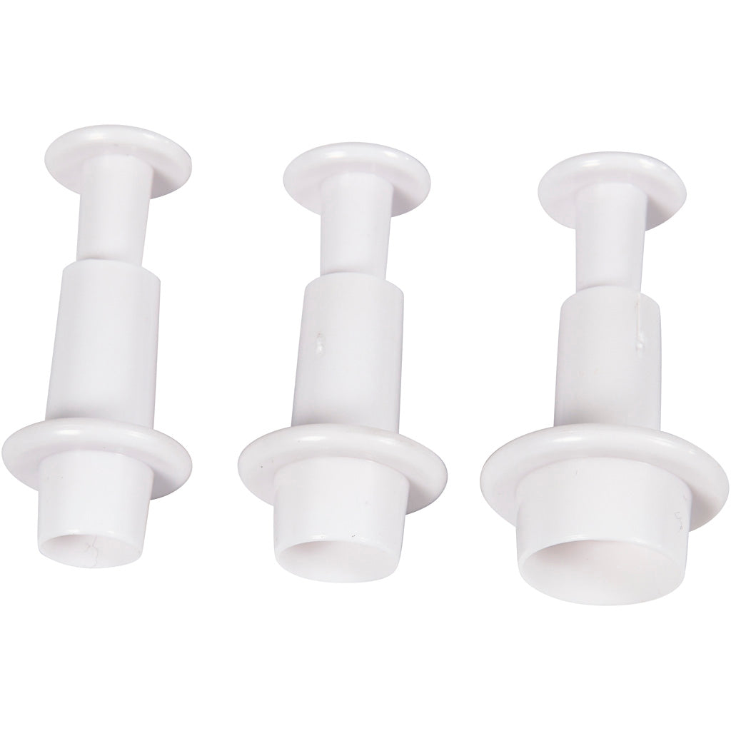 Société créative https : www.ccobby.nl formes découpées-avec-stamp-circle-d-1-1-1-3-1-7-cm-white-3-piece-1-box