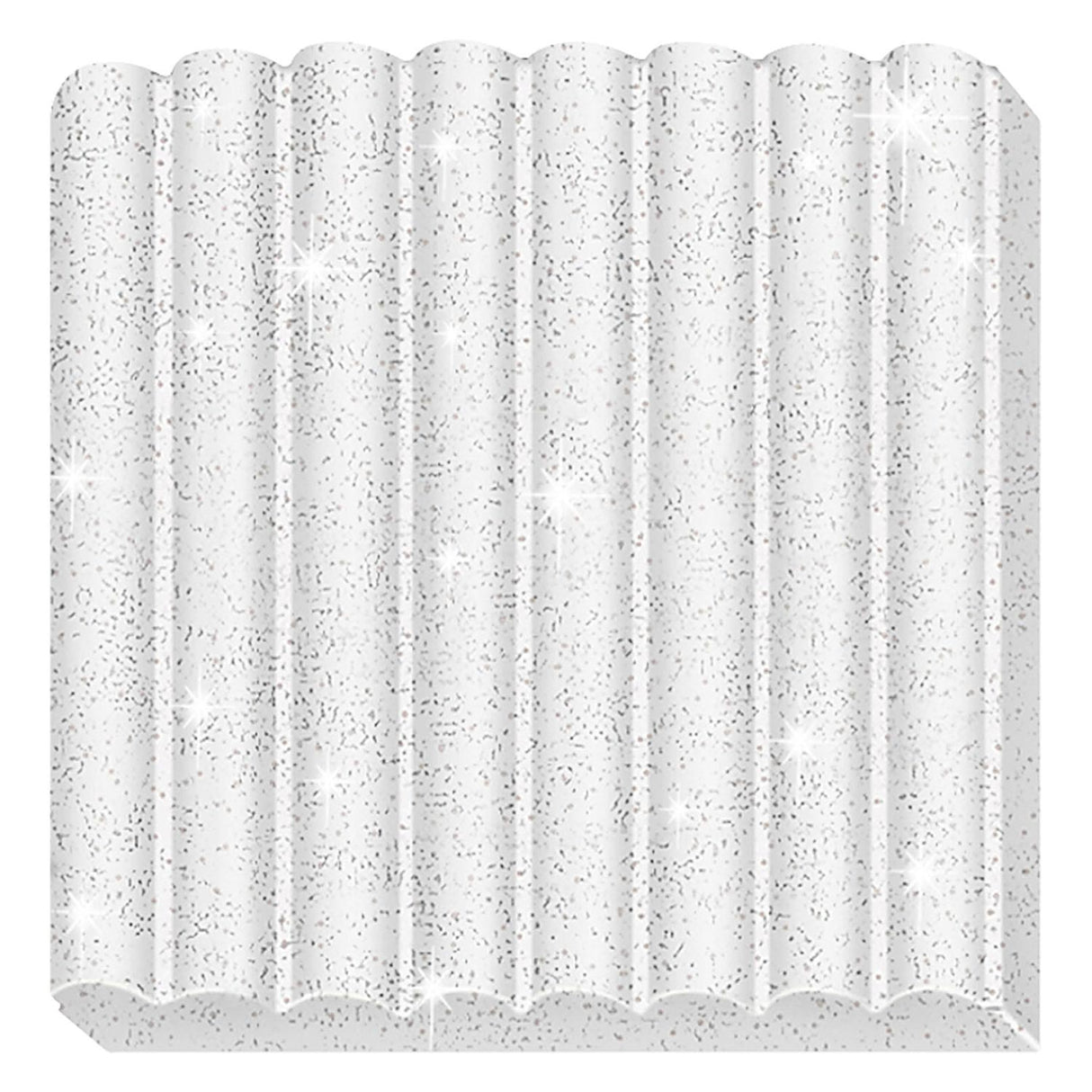 Fimo Kids Mountting Clay White paillettes, 42gr