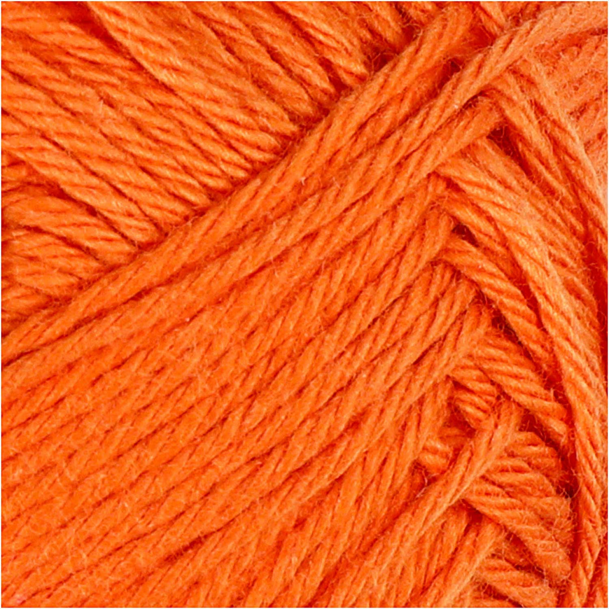 Fil de coton Creativ company, orange, 50gr, 170m