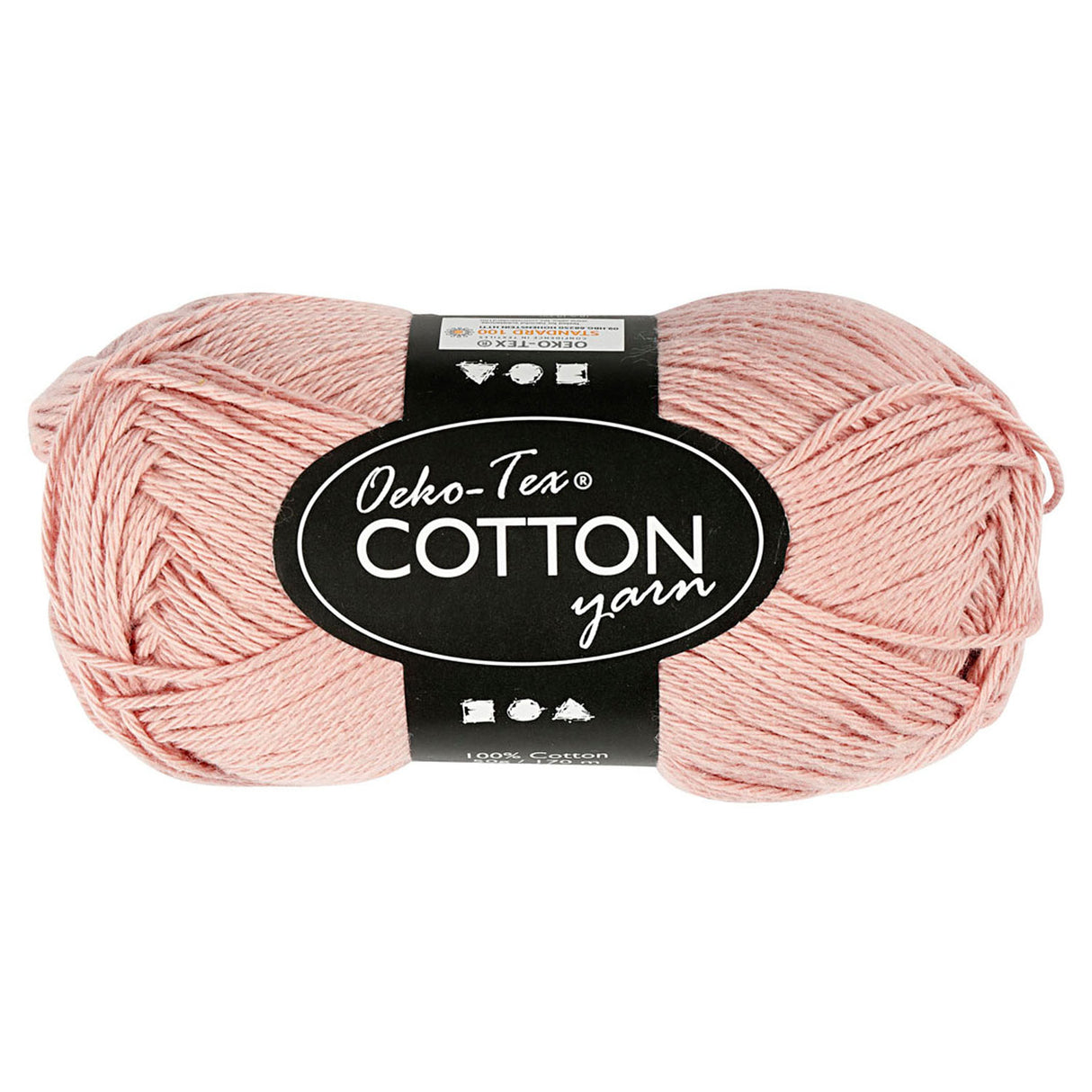 Fil de coton Creativ company, beige, 50gr, 170m