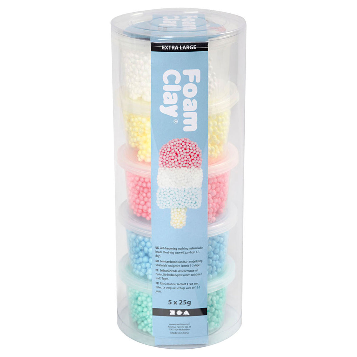 Société créative https: www.ccobby.nl foam-clay-extra-large-diverse-colours-5x25-gr-1-doos