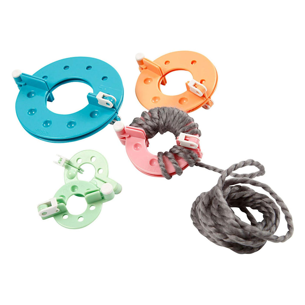 Entreprise créative https: www.ccobby.nl pom-pom-maker-d-3-5-5-5-7-9-cm-4-stuk-1-set