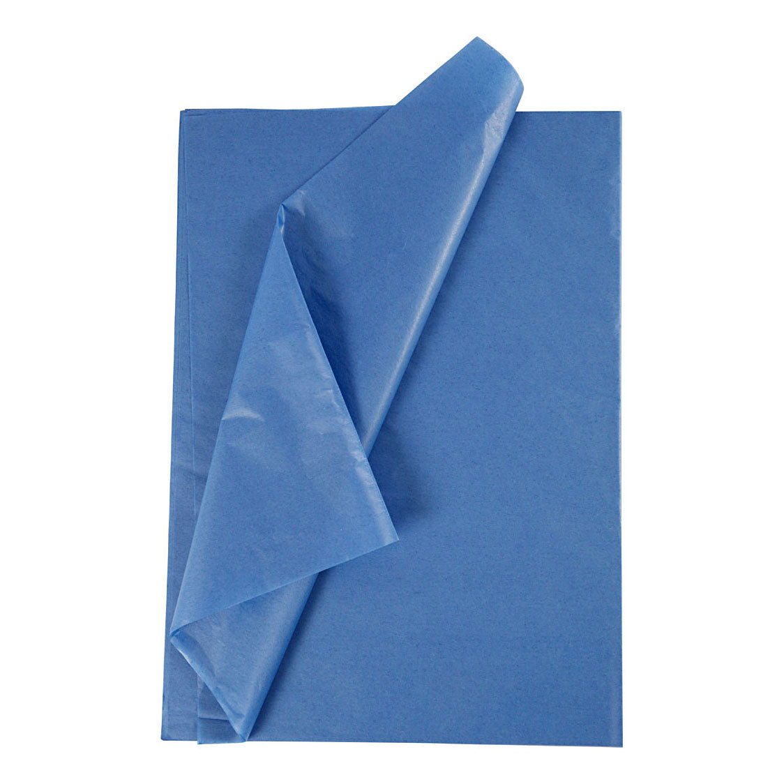 Creativ Company Paper de tissu bleu 10 feuilles 14 gr, 50x70cm