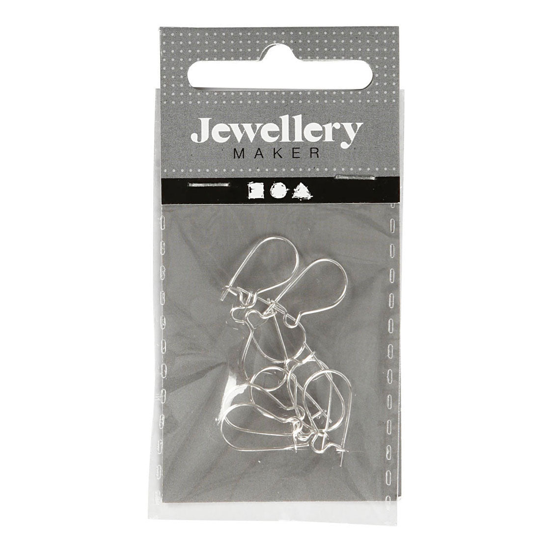 Boucles d'oreilles de Creativ Company argentées, 10e.