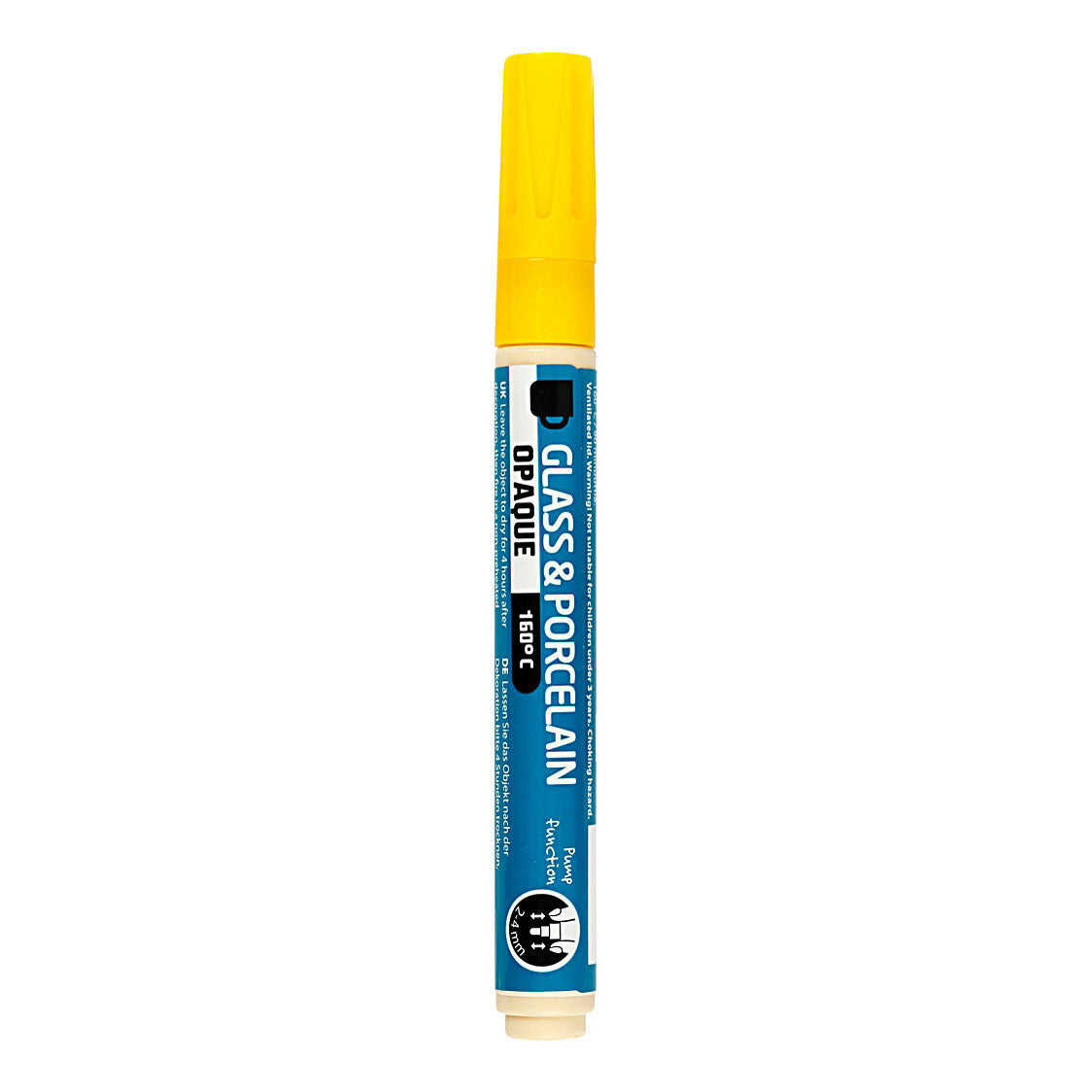 Creativ Company Glass and Porcelain Start -Covering - Yellow