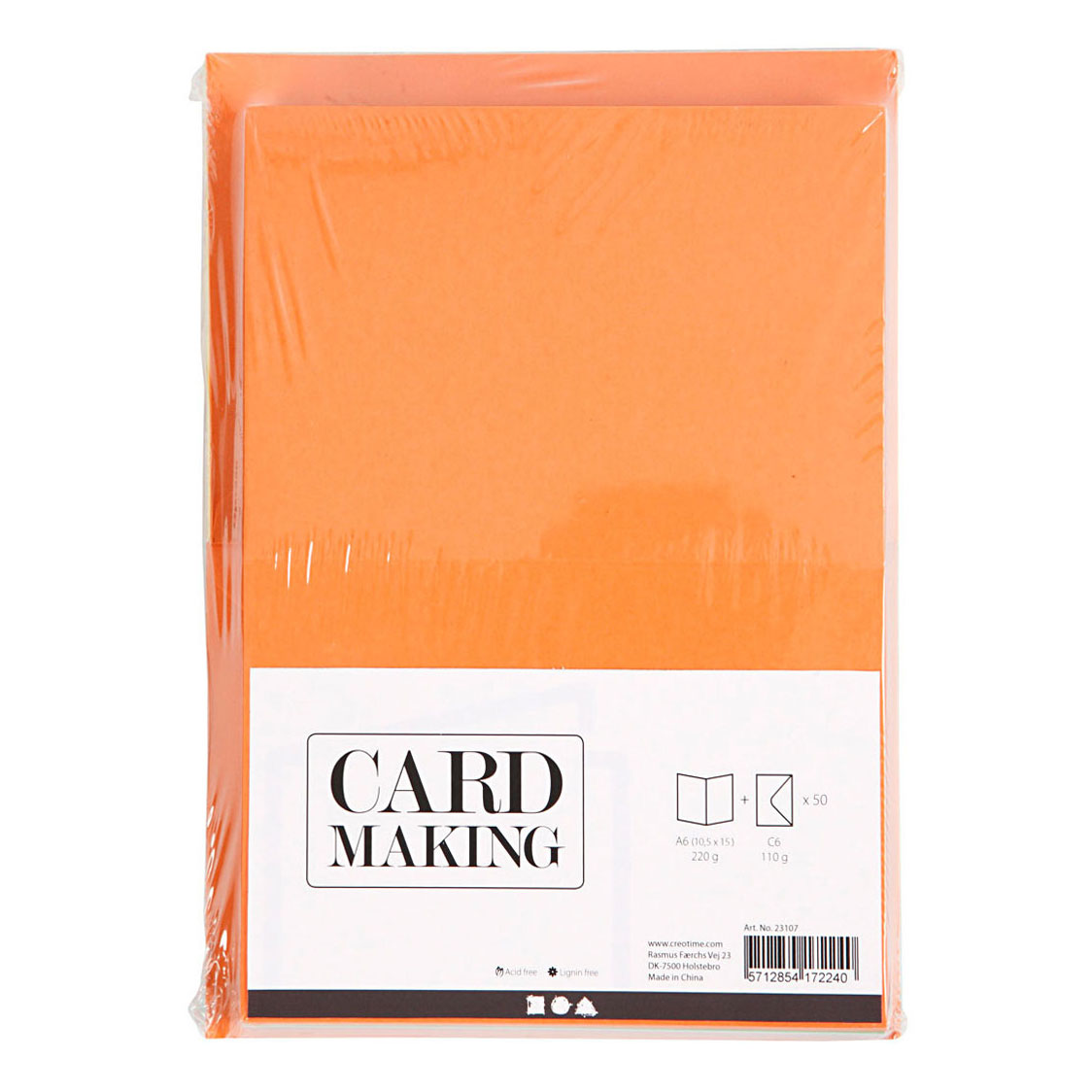 Enveloppes pour cartes d'entreprise Creativ multi 10,5x15cm 50 sets