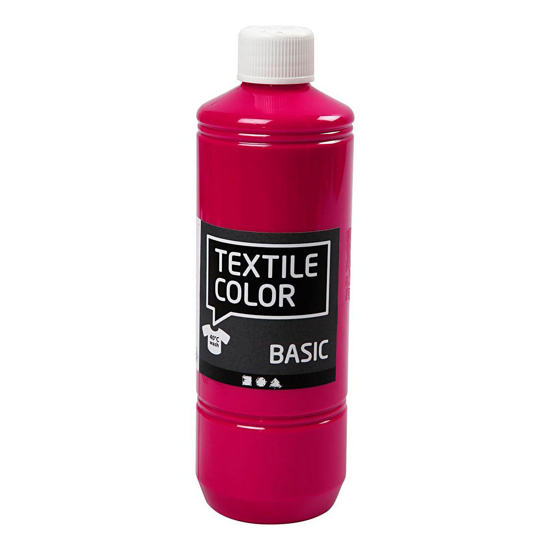 Creativ Company Textile Color Paint - Rouge primaire, 500 ml