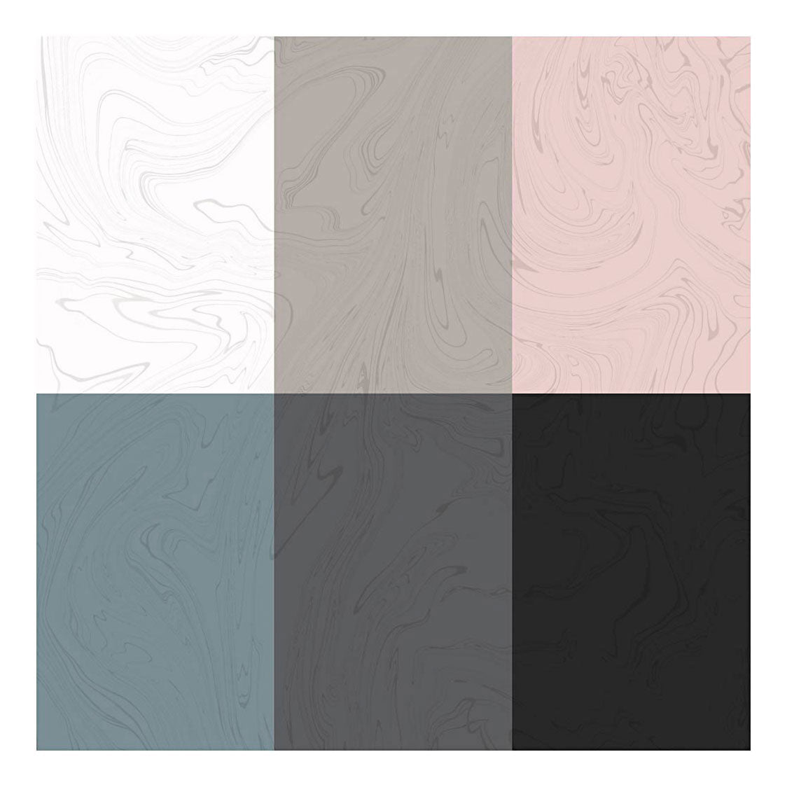 Creativ Company Magic Marble Paint Pastel Couleurs, 6x20 ml