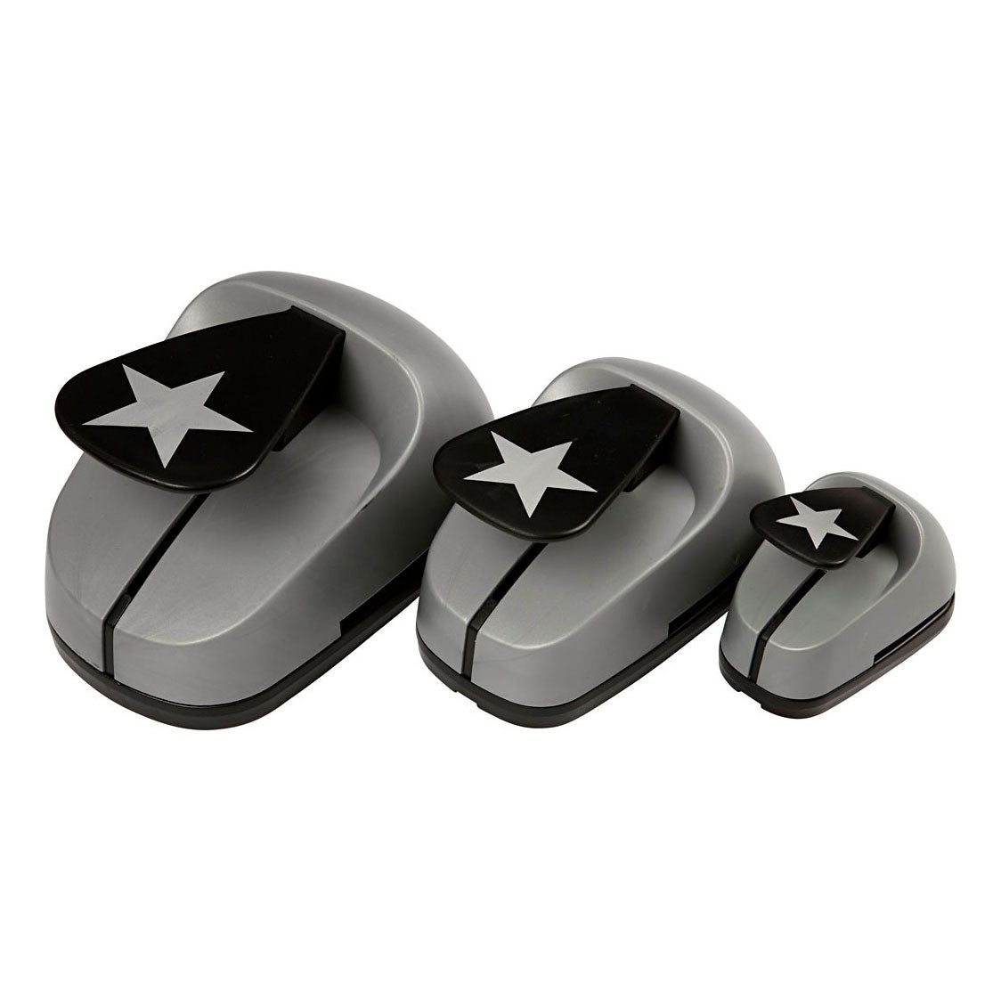 Creotime set de poinçons étoile, 3 pcs.