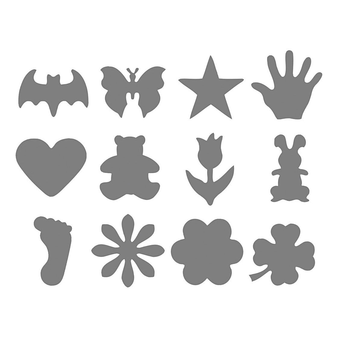Société créative https : www.ccobby.nl punching-every-day-size-25-mm-12-piece-1-box