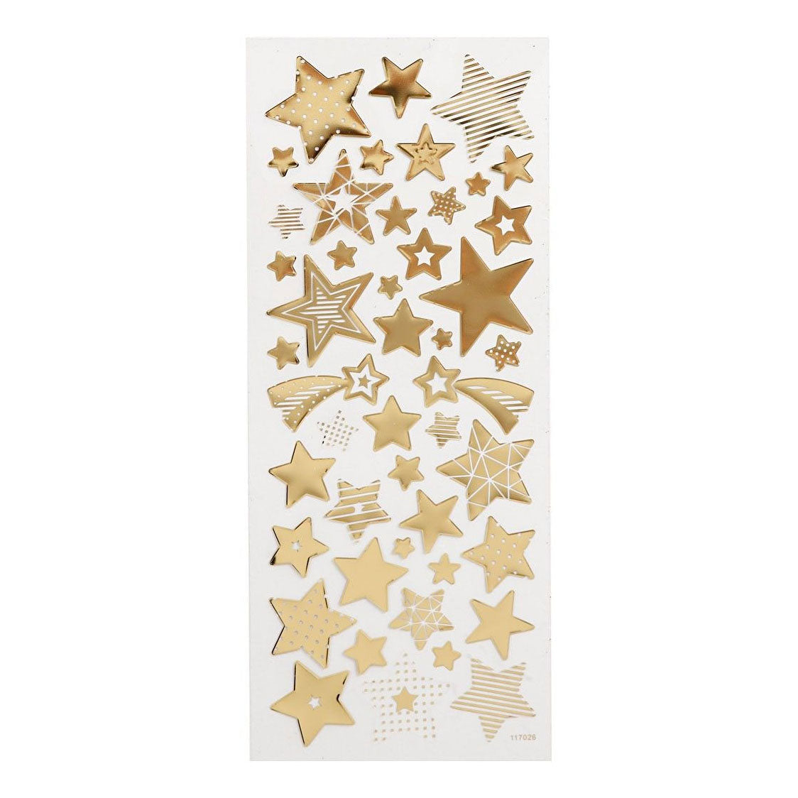 Creativ Company Stickers Gold Stars, 1 feuille